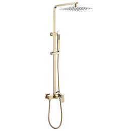 Душевая стойка Abber Daheim AF8220G, золото матовое, Цвет производителя: золото матовое - фото 