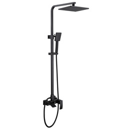 Душевая стойка Abber Wasserfall AF8616B, черный матовый, Цвет производителя: чёрный матовый - фото 