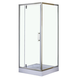 Душевое ограждение Loranto 90x90 см CS-604C 90, хром/прозрачное - фото 