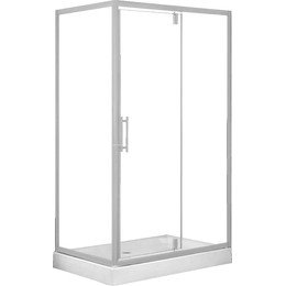 Душевое ограждение Loranto 120x80 см CS-6128C 120, хром/прозрачное - фото 