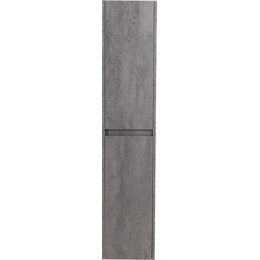 Пенал подвесной BelBagno KRAFT-1600-2A-SC-CG-L 33 см, Cemento Grigio - фото 