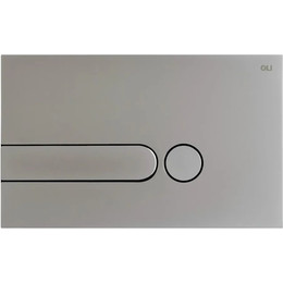 Кнопка смыва Oli I-Plate (механическая) 670006, хром матовый - фото 