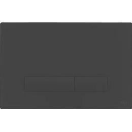 Кнопка смыва Oli Glam OLIpure (механическая) 139181, черный матовый - фото 