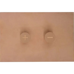 Кнопка смыва Oli Trumpet (пневматическая) 878784, бронза - фото 