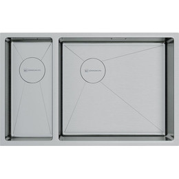 Мойка кухонная Omoikiri Taki 69-2-U/IF SIDE IN-R (4993182) 1,2 мм, нержавеющая сталь, Цвет производителя: нержавеющая сталь - фото 