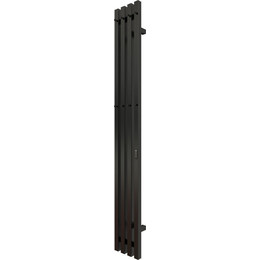 Полотенцесушитель электрический Grois Quartet GR-125 R П4 180x1500 мм, чёрный матовый - фото 
