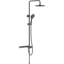 Душевая стойка Iddis Ray RAYMS3Fi76, черный матовый - фото 