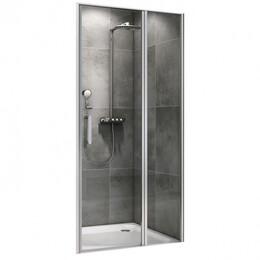Душевая дверь Abber Sonnenstrand 100 см AG04100S, хром/прозрачное - фото 