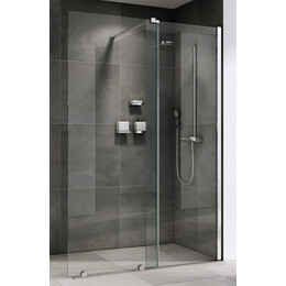 Душевая перегородка Abber Komfort 120 см AG09120 (стекло 8 мм), хром/прозрачное - фото 