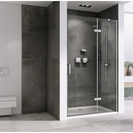 Душевая дверь Abber Zart 100 см AG08100, хром/прозрачное - фото 