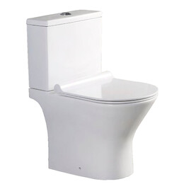 Унитаз-компакт безободковый Azario Verde AZ-2224 с крышкой микролифт - фото 