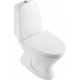 Унитаз-компакт Azario AZ-2037-P с крышкой микролифт - фото 