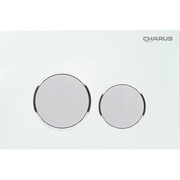 Кнопка смыва Charus Bagliore FP.330.WHITE.10, белый атлас - фото 