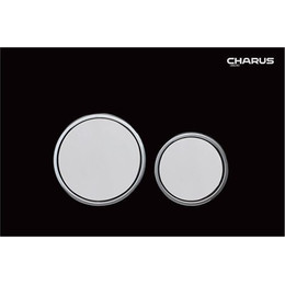Кнопка смыва Charus Bagliore FP.330.BLACK.10, чёрный бархат - фото 
