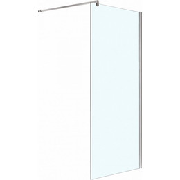 Душевая перегородка Azario Chicago Walk-in 120 см AZ-NAR6310 1200 (стекло 8 мм) с кронштейном в комплекте, хром/прозрачное - фото 