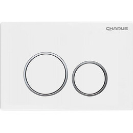 Кнопка смыва Charus Spazio FP.330.11.01, белое сияние - фото 
