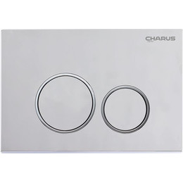 Кнопка смыва Charus Spazio FP.330.46.01, серебряное сияние - фото 