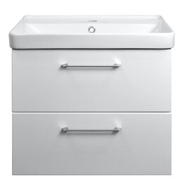 Тумба подвесная с раковиной Azario Ника 60 см CS00080143, белый - фото 