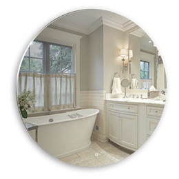 Зеркало Azario Саванна 77 см ФР-00000954 - фото 