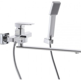 Смеситель для ванны Mixxus Premium Kvadro MP0191 с душевым гарнитуром - фото 