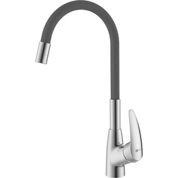 Смеситель для кухни Lemark Linara LM0415C-Black, хром/черный - фото 