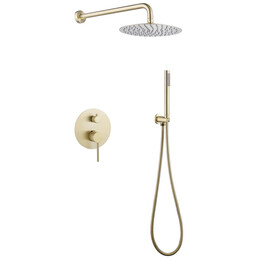 Душевая система для душа Abber Emotion AF8818G, золото матовое - фото 