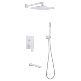 Душевая система для ванны Abber Emotion AF8817B, черный матовый - фото 