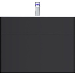 Тумба подвесная с раковиной Am.Pm Inspire 2.0 80 см M50AFHX0803GM, графит матовый - фото 