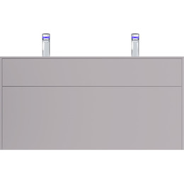 Тумба подвесная с раковиной Am.Pm Inspire 2.0 120 см M50AFHX1203EGM, серый - фото 