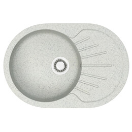 Кухонная мойка Azario Flora CS00079916, светло-серый, Цвет производителя: светло-серый - фото 