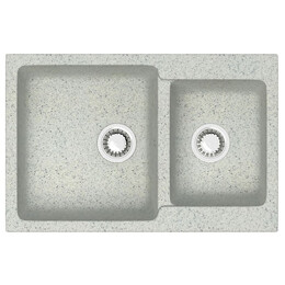 Кухонная мойка Azario Grand CS00079906, светло-серый, Цвет производителя: светло-серый - фото 