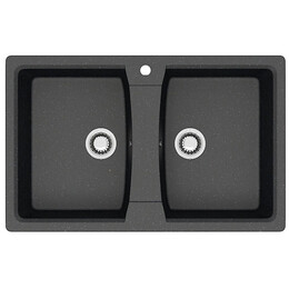 Кухонная мойка Azario Elmas CS00078333, чёрный, Цвет производителя: чёрный - фото 
