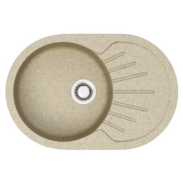 Кухонная мойка Azario Flora CS00079915, песочный, Цвет производителя: песочный - фото 