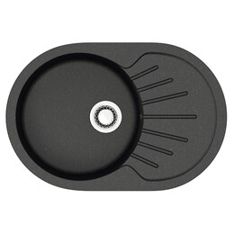 Кухонная мойка Azario Flora CS00079913, чёрный, Цвет производителя: чёрный - фото 