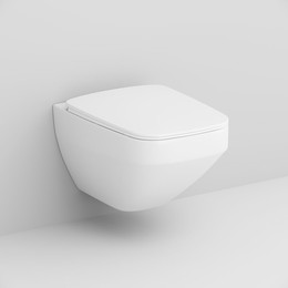 Унитаз подвесной Am.Pm Inspire V2.0 FlashClean C50A1700SC с сиденьем микролифт, Цвет производителя: белый - фото 