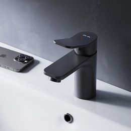 Смеситель для раковины Am.Pm X-Joy F85A02122, черный, Цвет производителя: чёрный - фото 