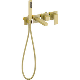 Смеситель для ванны Timo Selene 2014/17YSM, золото матовое - фото 