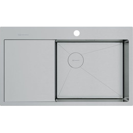 Кухонная мойка Omoikiri Akisame 86 Side IN-R (4997042) 1,2 мм, нержавеющая сталь, Цвет производителя: нержавеющая сталь - фото 