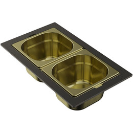 Контейнер для кухонной мойки Omoikiri DC-04-2 LG 4999086, светлое золото - фото 