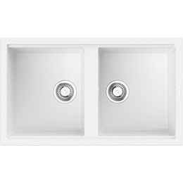 Кухонная мойка Omoikiri Kitagawa 86-2 WH 4993806, белый, Цвет производителя: белый - фото 