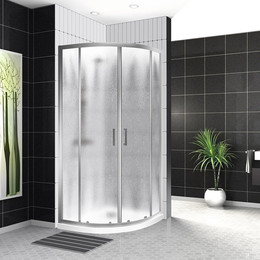 Душевое ограждение BelBagno 90х90 см UNO-195-R-2-90-CH-CR, хром/шиншилла - фото 