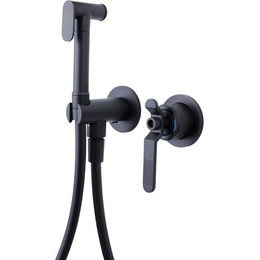 Набор для гигиенического душа Bronze de Luxe 1760’s Loft 3253SB, черный матовый - фото 