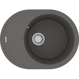 Кухонная мойка Lemark Lacha 620 9910053, серый шёлк, Цвет производителя: серый шёлк - фото 