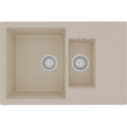 Кухонная мойка Lemark Ramza 760 9910038, бежевый, Цвет производителя: бежевый - фото 