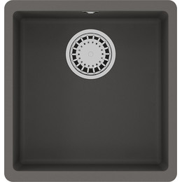 Кухонная мойка Lemark Sinara 400-U 9910065, серый шёлк, Цвет производителя: серый шёлк - фото 