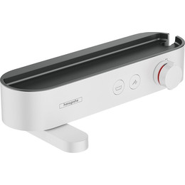 Смеситель для ванны с термостатом Hansgrohe ShowerTablet Select 24340700, белый матовый - фото 