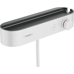 Смеситель для душа с термостатом Hansgrohe ShowerTablet Select 24360700, белый матовый - фото 