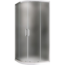 Душевое ограждение Abber Schwarzer Diamant 80x80 см AG01080M, хром/матовое - фото 
