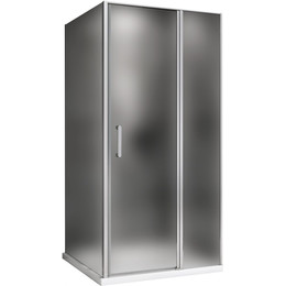 Душевое ограждение Abber Sonnenstrand 100x70 см AG04100MS-S70M, хром/матовое - фото 