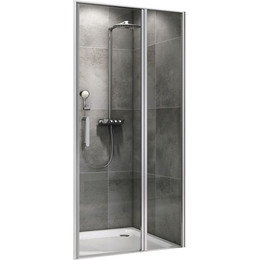 Душевая дверь Abber Sonnenstrand 140 см AG04140S, хром/прозрачное - фото 